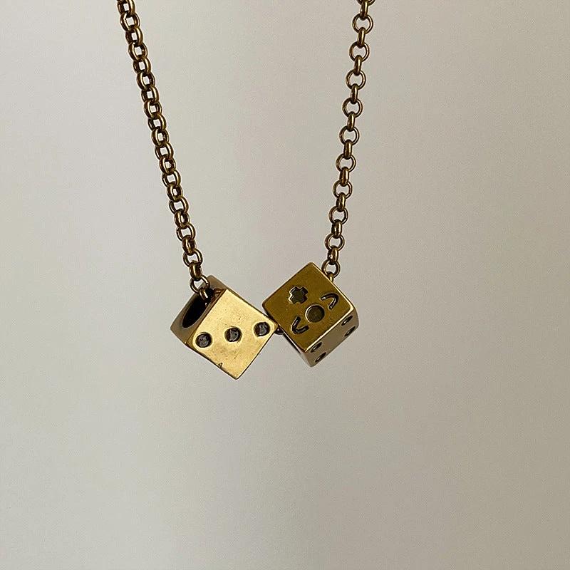 Dice Necklace For Men by GJG Denim