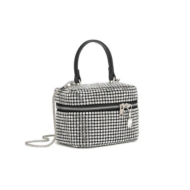 Spring New Fashion Chain ShoulderCrossbody Small Square Handbag by GJG Denim