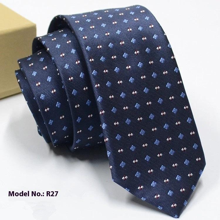 Men's Fashion Exquisite Jacquard Tie by GJG Denim