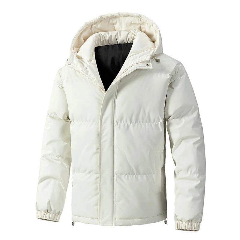 Men's Winter Loose Hooded Cotton-padded Jacket by GJG Denim