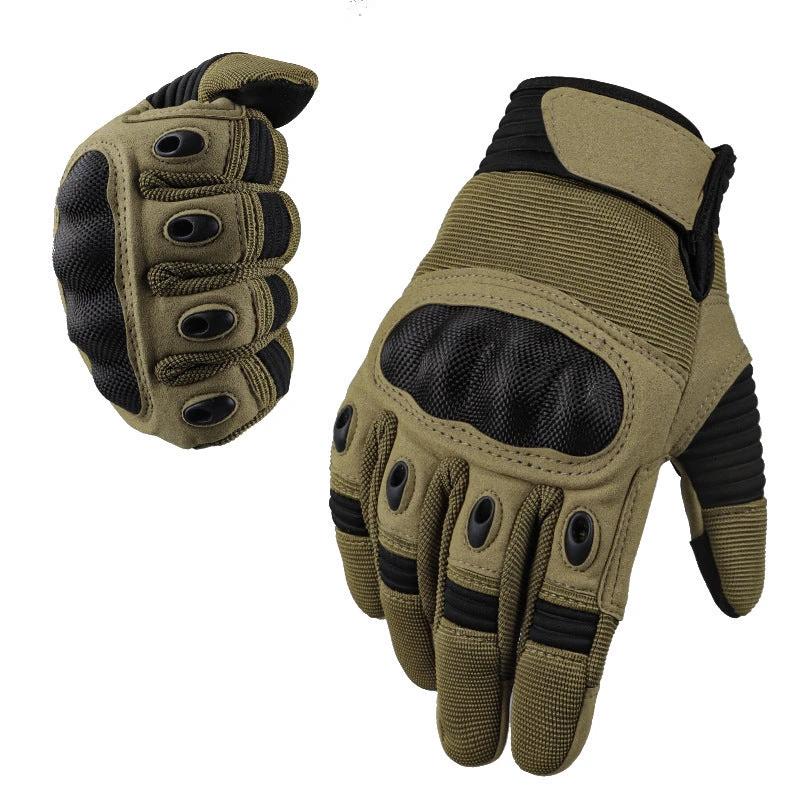 Touch Screen Military Fans Tactical Full Finger Motorbike Gloves by GJG Denim