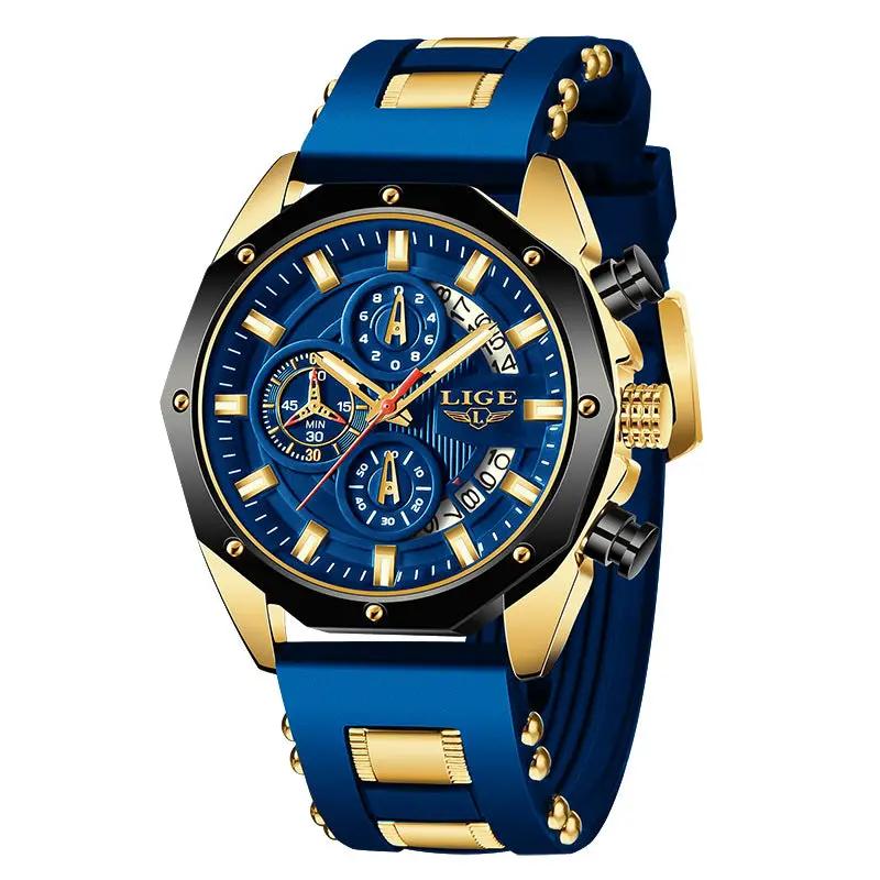 Men's Waterproof Watche by GJG Denim