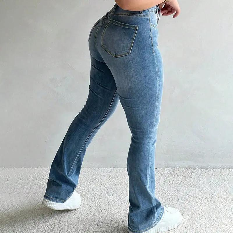 Women's Slimming Bootcut Jeans by GJG Denim
