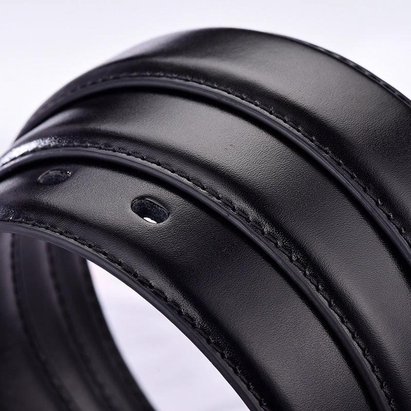 Men's Leather Pin Buckle Belt by GJG Denim