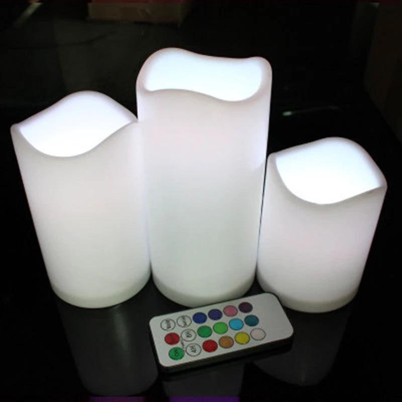 Luma Candles Real Wax Flameless Candles (3pcs/set) by GJG Denim