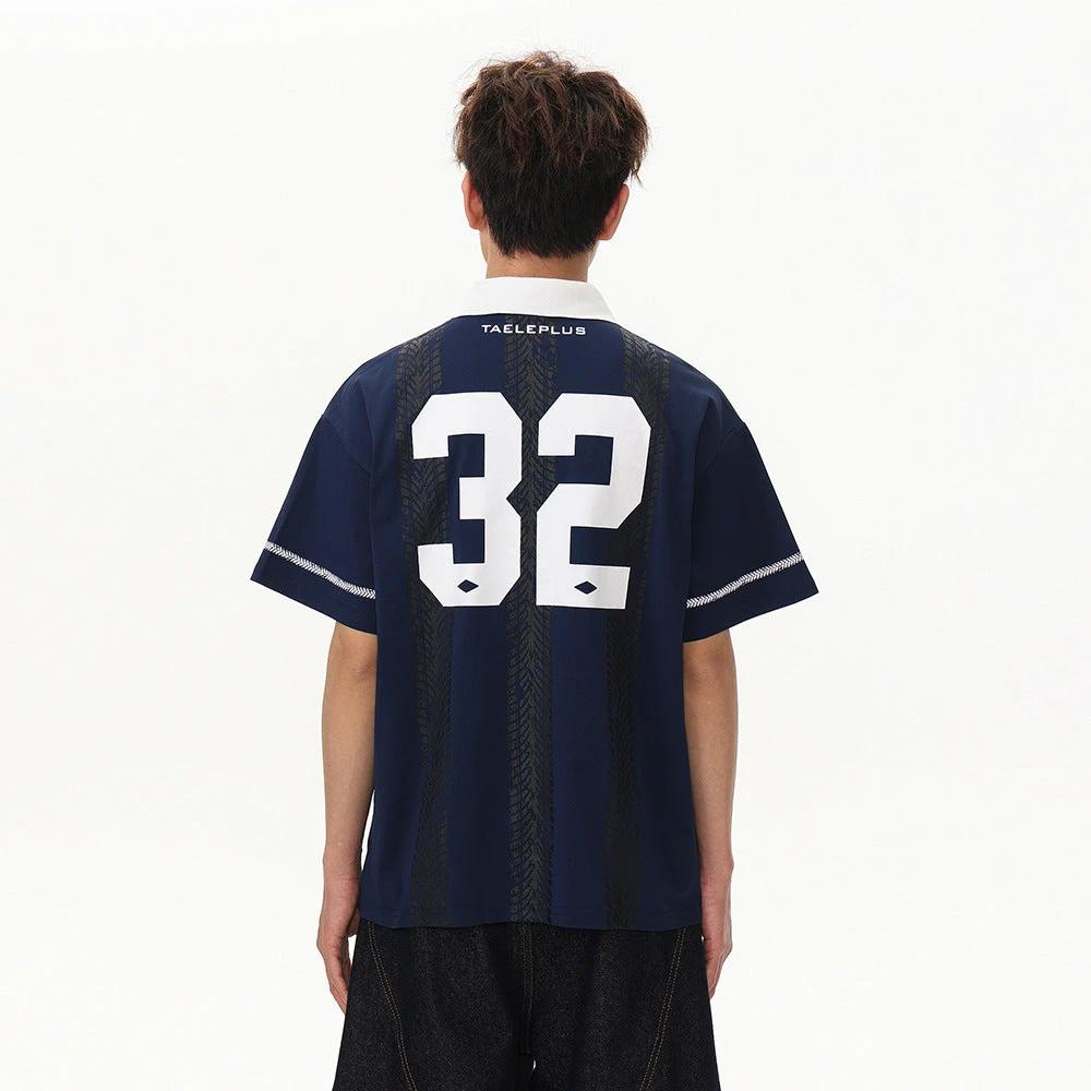 Digital Printing Short Sleeve Men's Exercise Jersey by GJG Denim