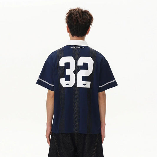 Digital Printing Short Sleeve Men's Exercise Jersey by GJG Denim