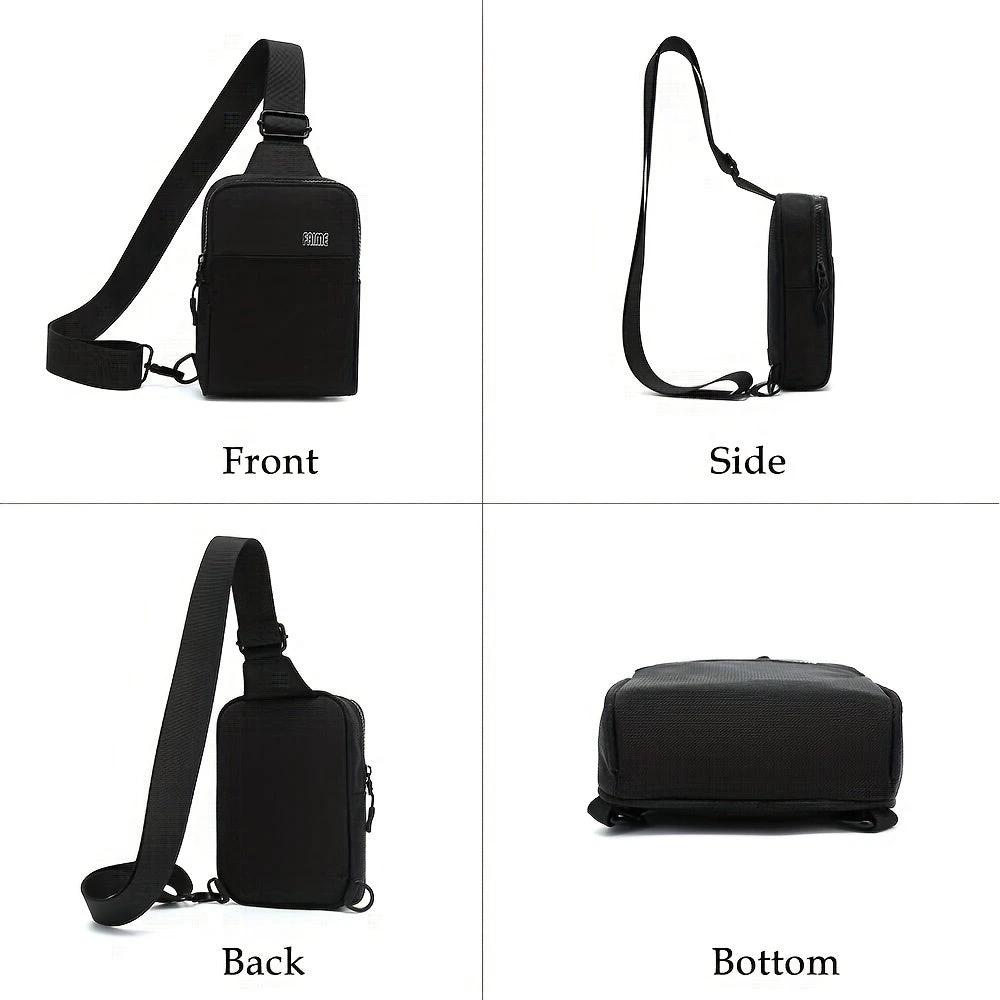 Men's Small Crossbody Mini Sling For Travelling, Hiking, Running Bag by GJG Denim