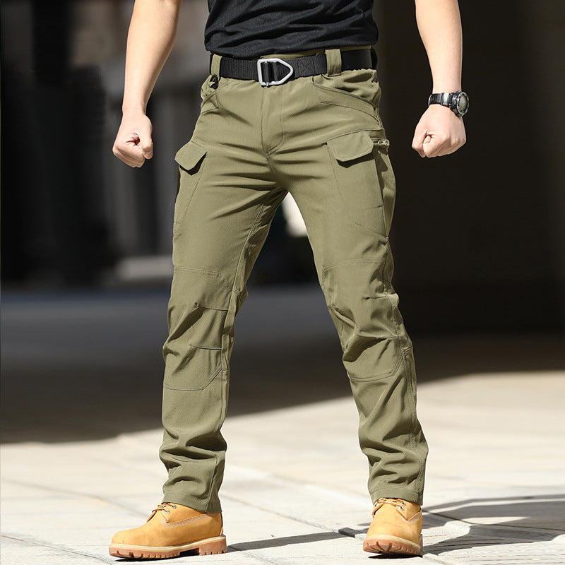 Tactical Loose-fitting Softshell Pants For Men by GJG Denim