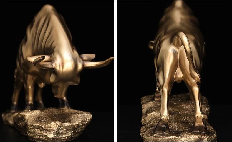 Modern Resin Statue Home Decoration Accessories Living Room Abstract Sculpture Desk Decoration by GJG Denim