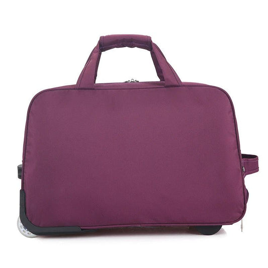 Men's Oxford Cloth Trolley Bag Leisure Travel Folding Luggage by GJG Denim
