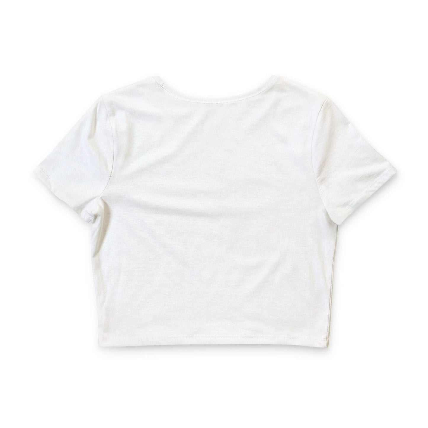 Main Character Energy Crop Tee — Women’s Cropped Graphic Tee by Printify