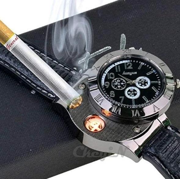 Men's Military USB Lighter Watch by GJG Denim