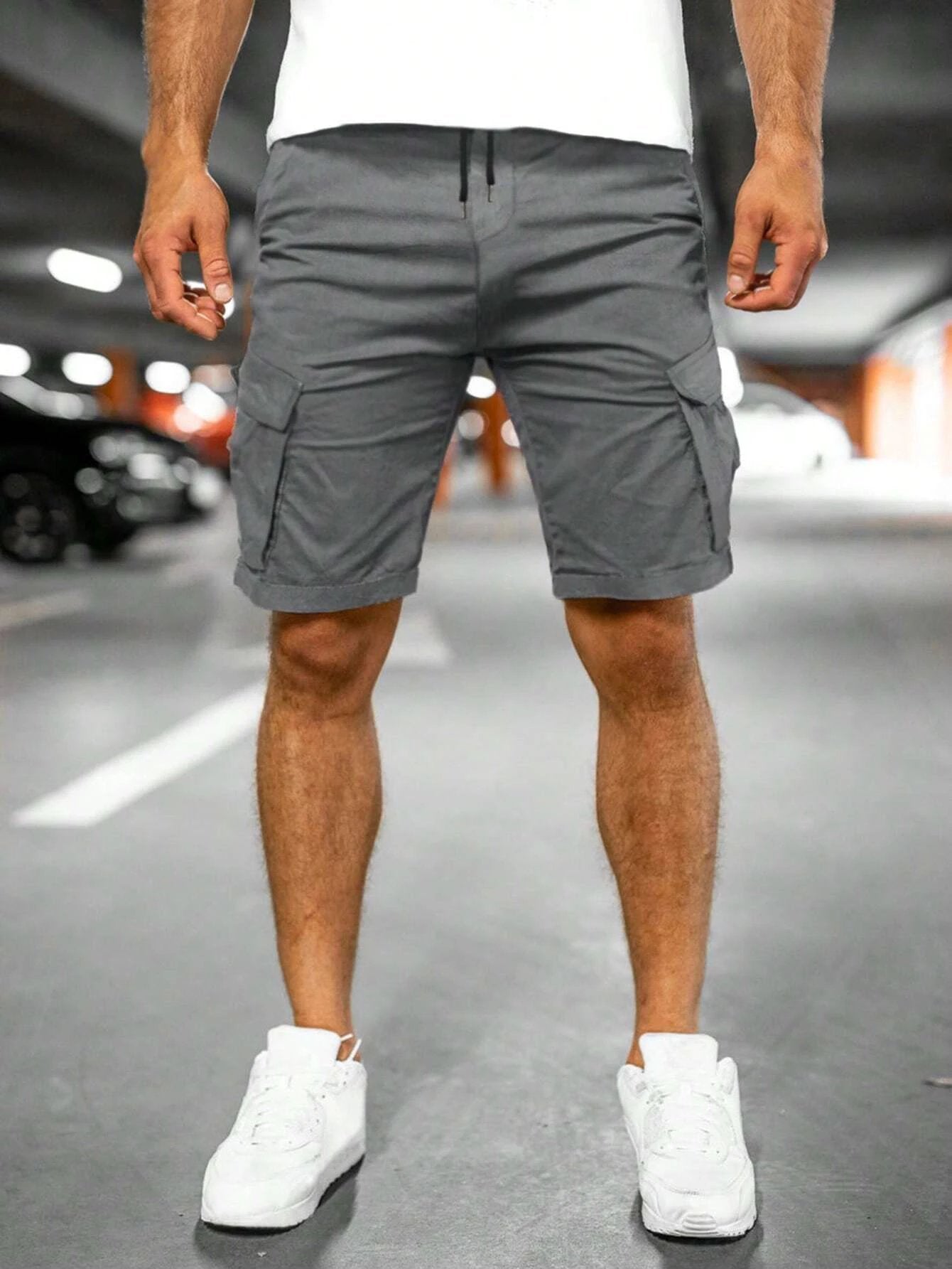 Fashion Personality Men's New Woven Five-point Pants by GJG Denim