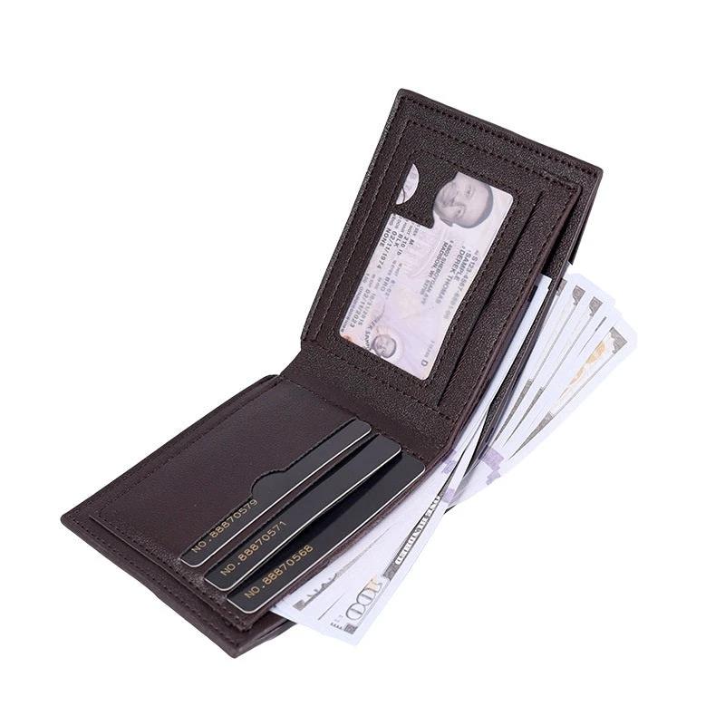 Two-fold Thin Retro Fashion Wallet For Men by GJG Denim