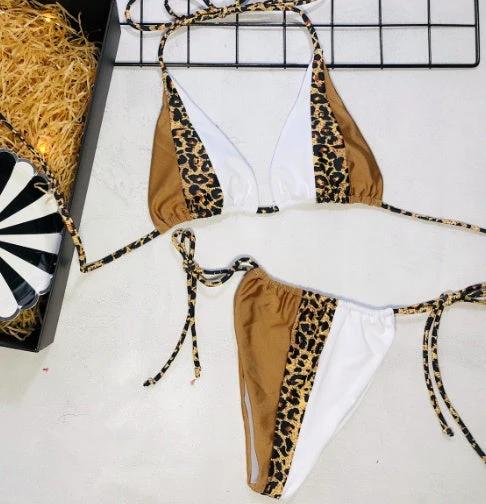 Split swimsuit by GJG Denim