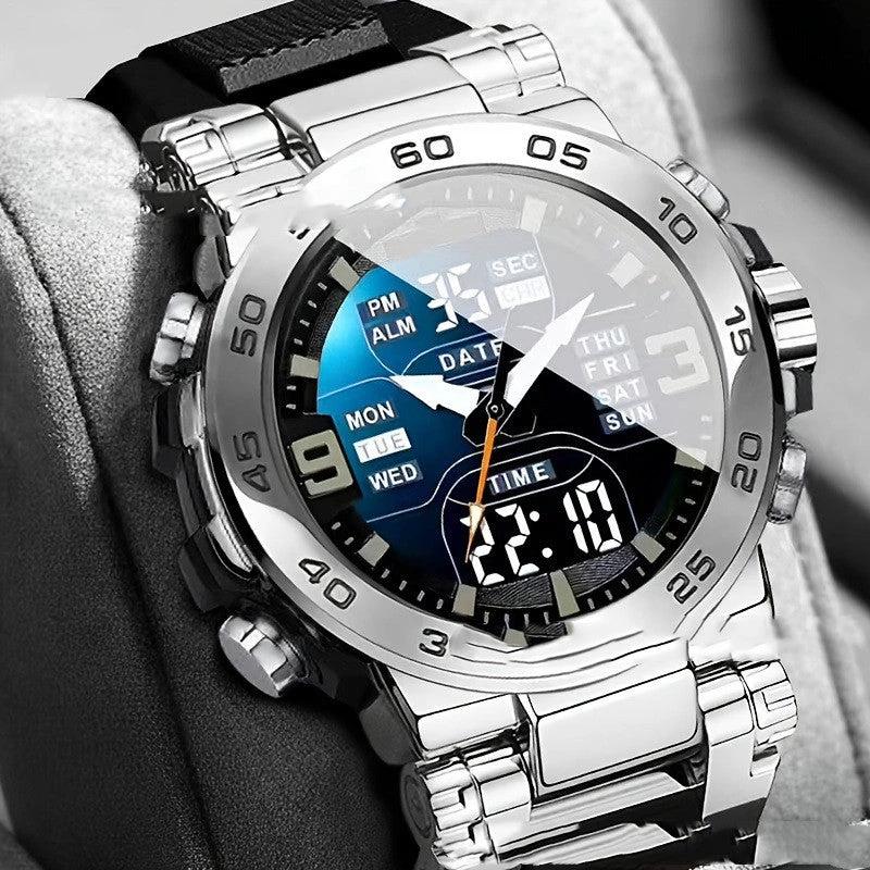 Waterproof Electronic Watch For Men Glow-in-the-dark by GJG Denim