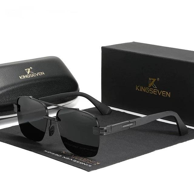 Mens Anti-Blinding Color-Changing Polarized Sunglasses by GJG Denim