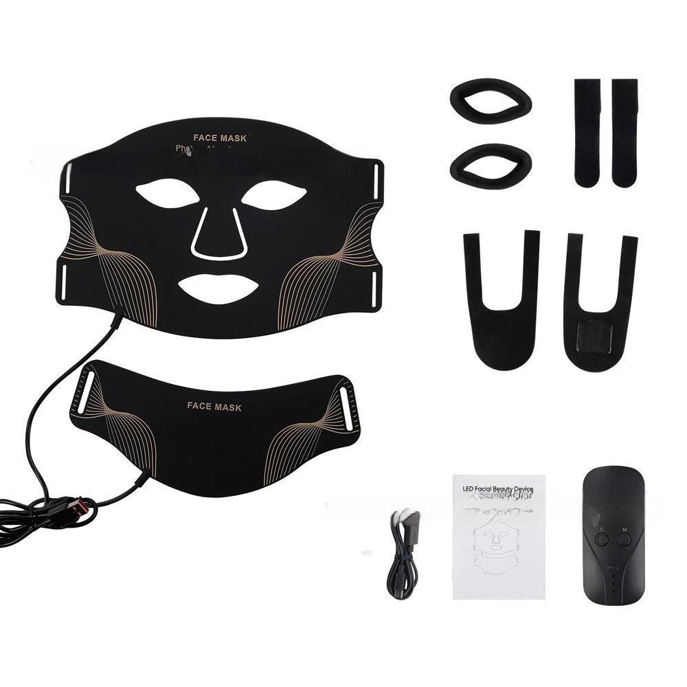 Silicone Facial Mask Rechargeable LED Photon Rejuvenation by GJG Denim