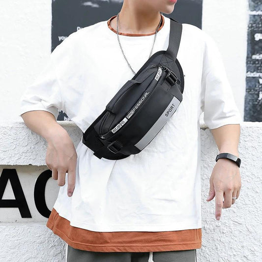 Men's Reflective Crossbody Bags by GJG Denim