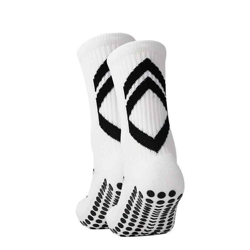 Men's Non-slip Thick Football Shock-absorbing Sports Socks by GJG Denim