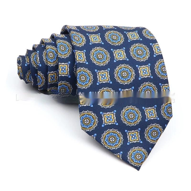 Business Polyester Men's Printed Tie by GJG Denim