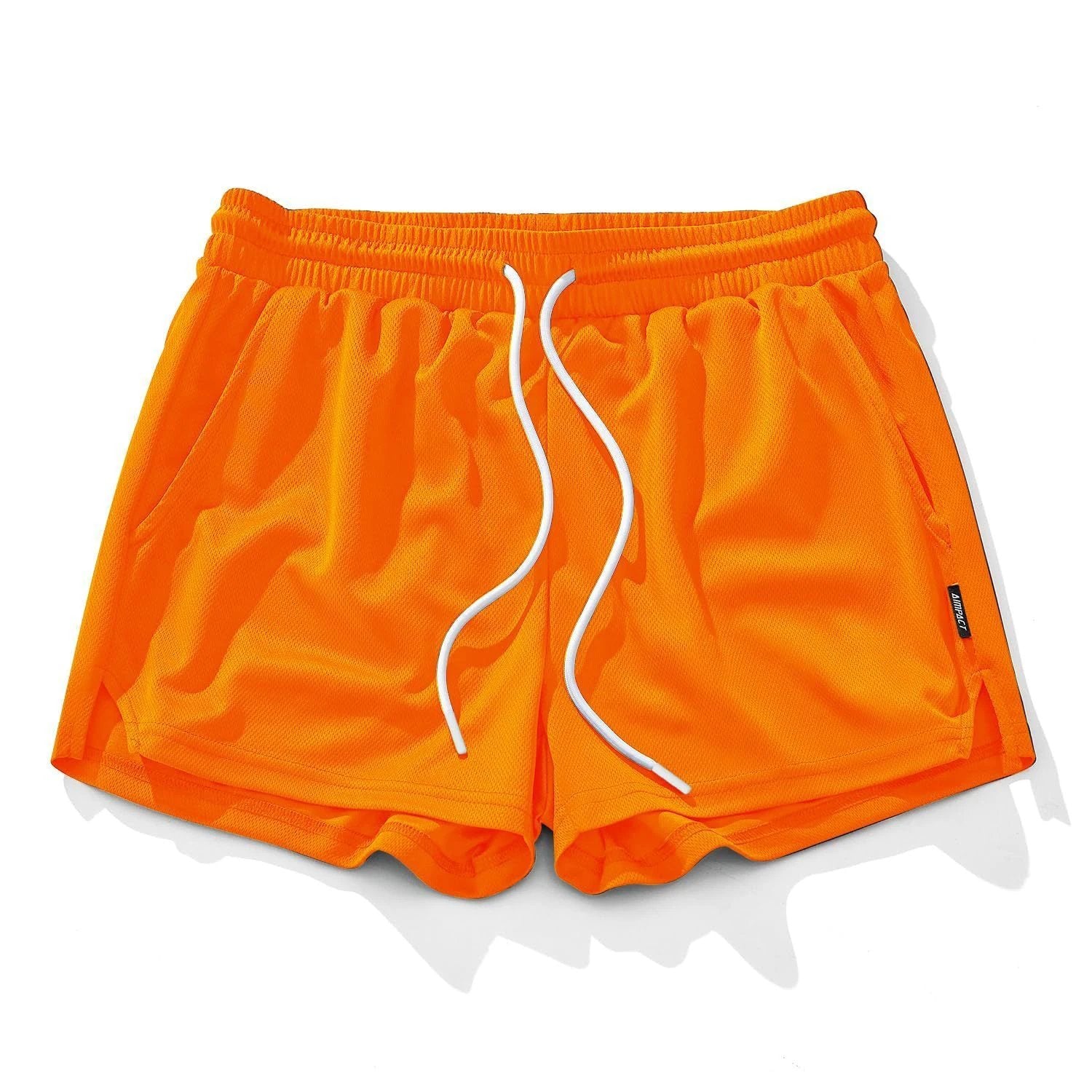 Men's Mesh Running Quick-drying Workout Shorts by GJG Denim