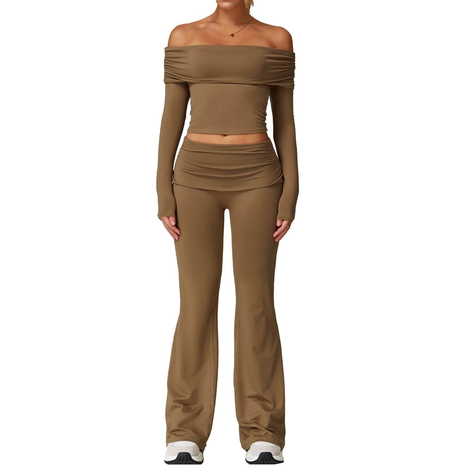 Women's Casual Comfortable Versatile Yoga Clothes Fitness Suit by GJG Denim