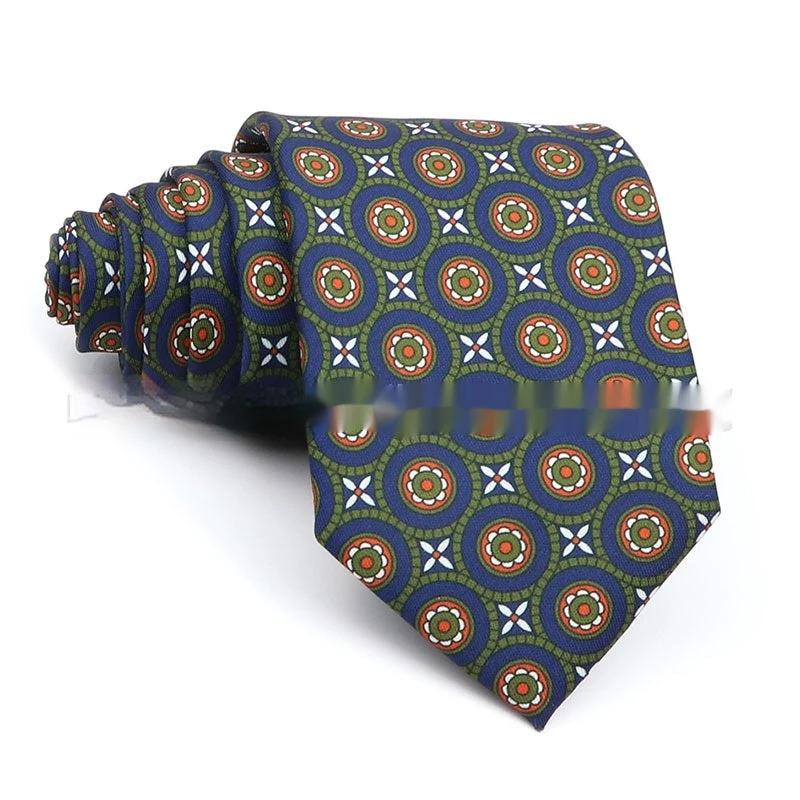 Business Polyester Men's Printed Tie by GJG Denim