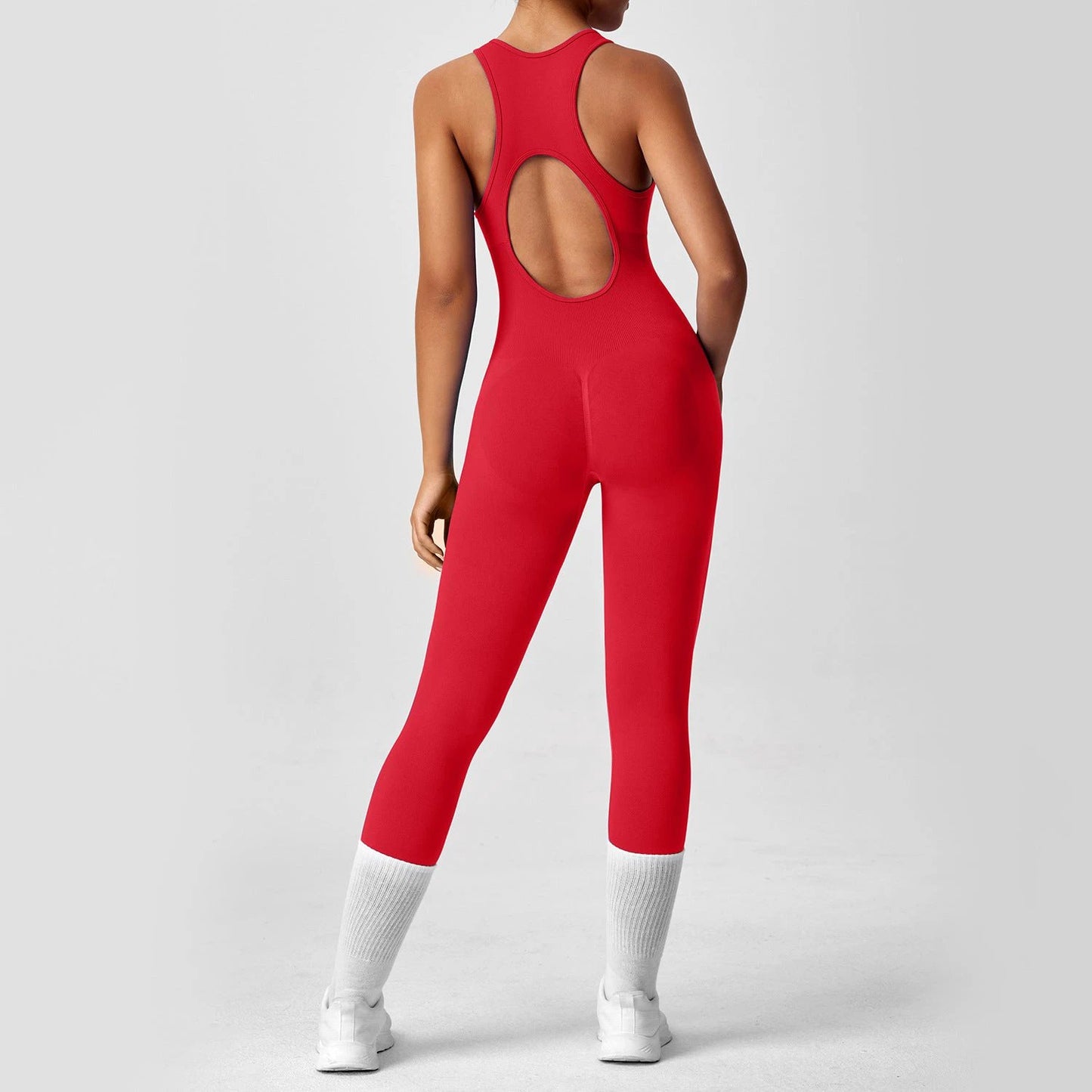 One-piece Yoga Pants Running Fitness Jumpsuit by GJG Denim