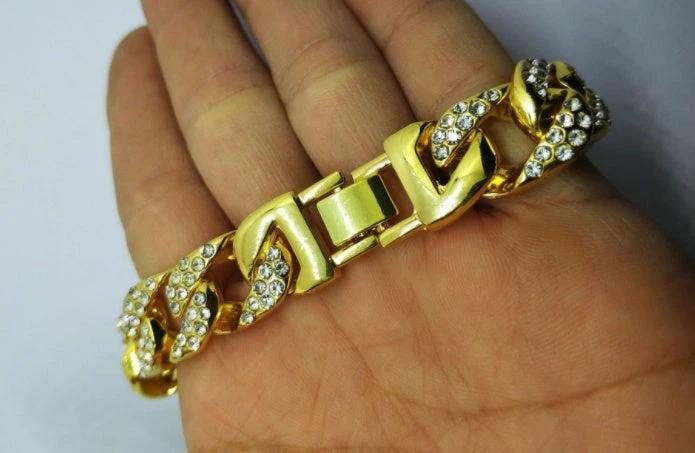 Cuban Chain Men's Bracelet by GJG Denim