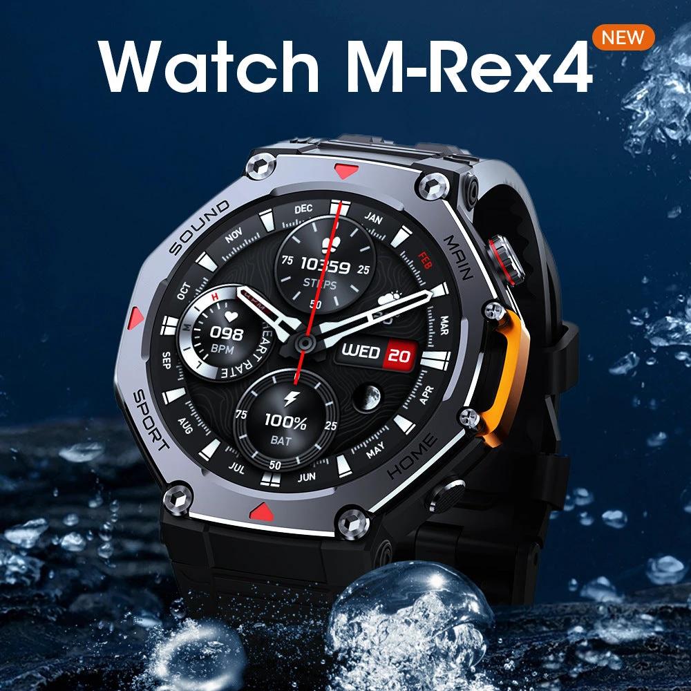Men's Water-Resistant Sports Smartwatch by GJG Denim