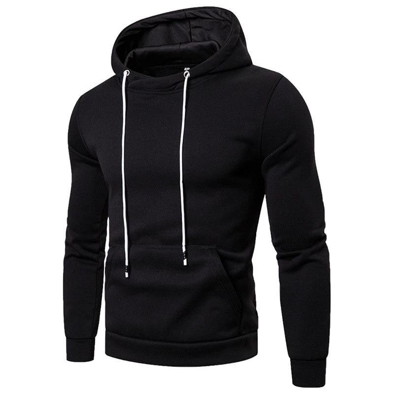 Men's Casual Pullover Hooded Sweatshirt by GJG Denim