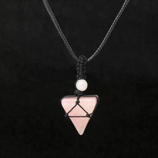 Natural Stone Men's Crystal Necklaces by GJG Denim