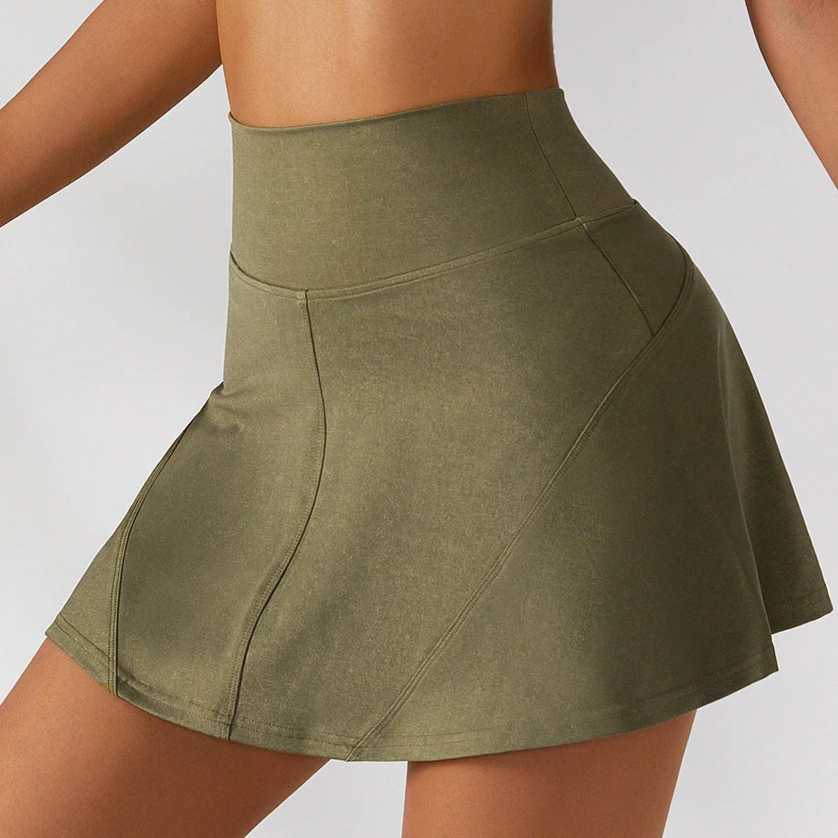 Fitness Tennis Skirt Denim Outdoor Sports by GJG Denim