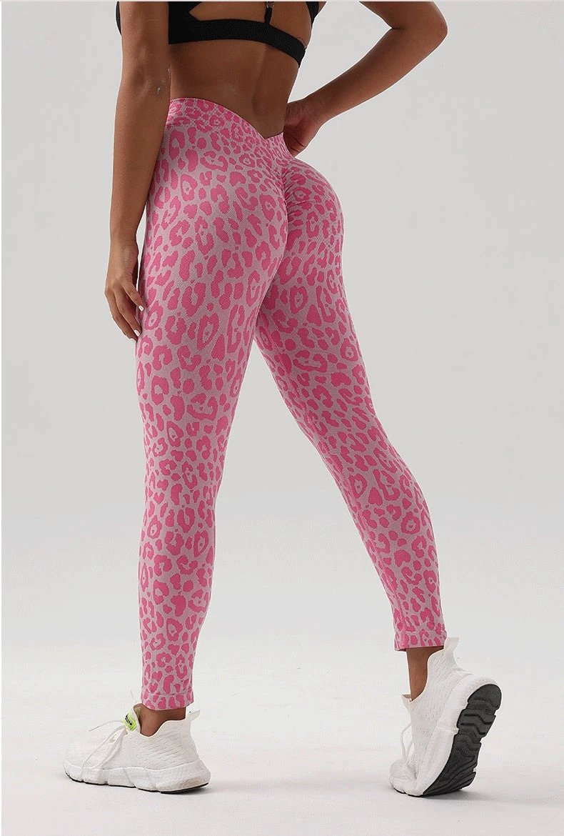 Leopard Print Yoga Pants by GJG Denim