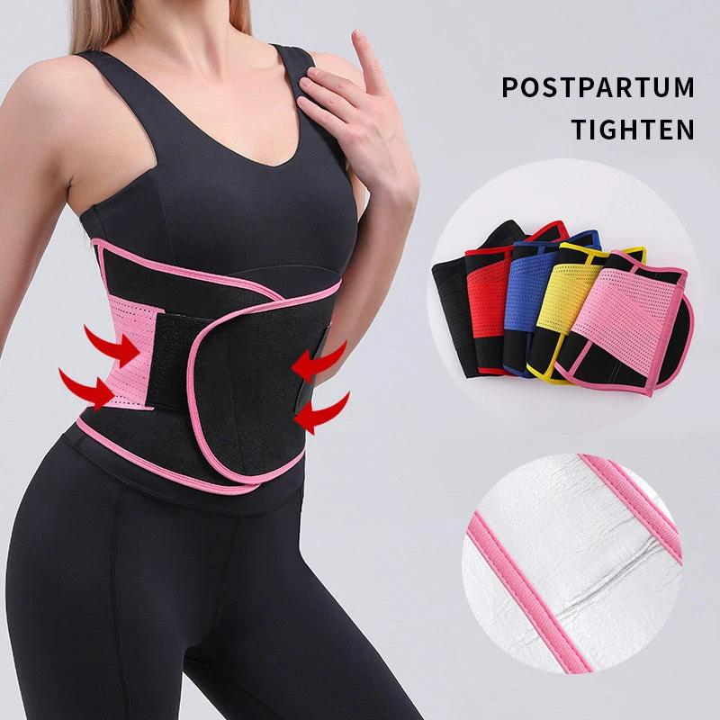Waist Trainer For Women Back Support Band & Tummy Control Body Shaper Sweat Weight Loss Shapewear by GJG Denim