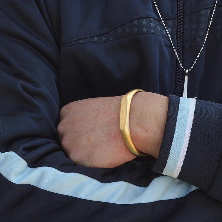 Retro Casting Titanium Steel Matching Bracelets Men by GJG Denim