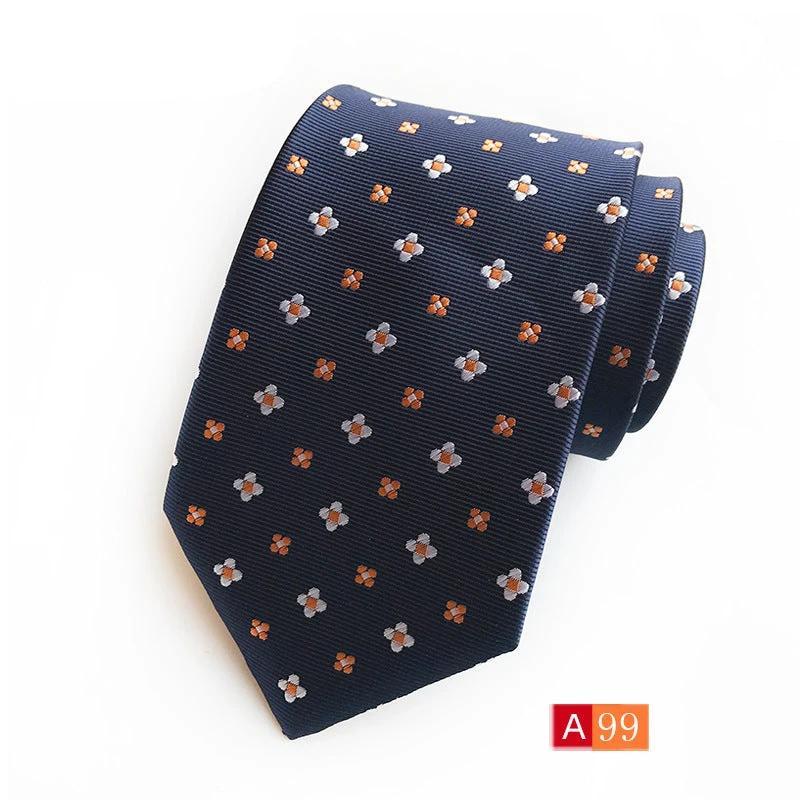 Men's Casual Formal Wear Polyester Jacquard Tie by GJG Denim