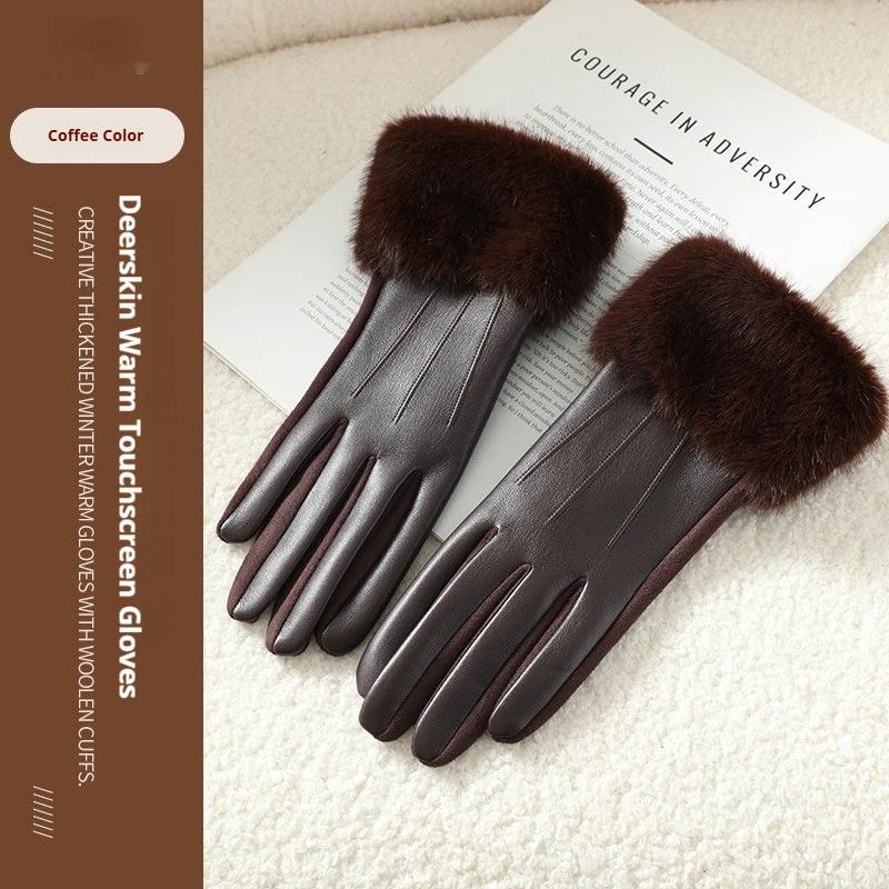 Warm Soft Personalized Gloves For Women by GJG Denim