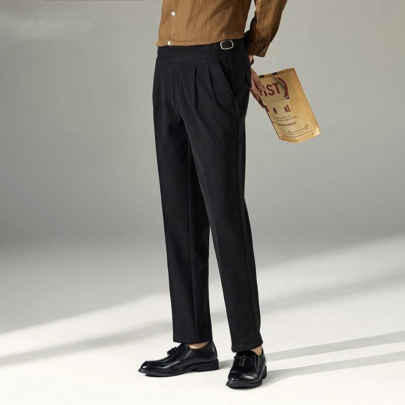 Men's Slim Fit Business Casual Pants by GJG Denim