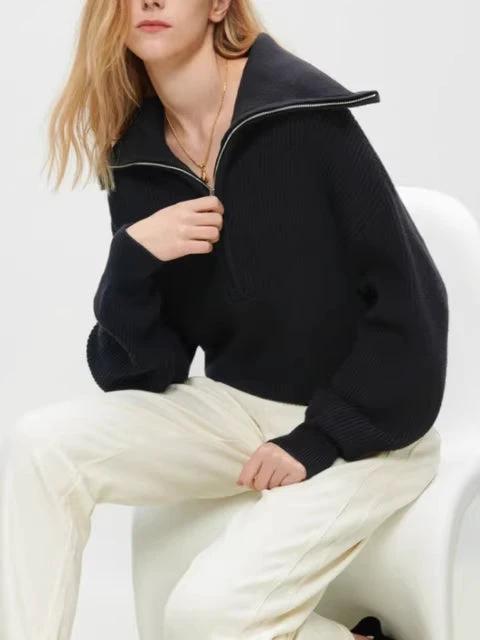 Sweaters Ladies Woolen Sweater Wool Jacket Clothes by GJG Denim