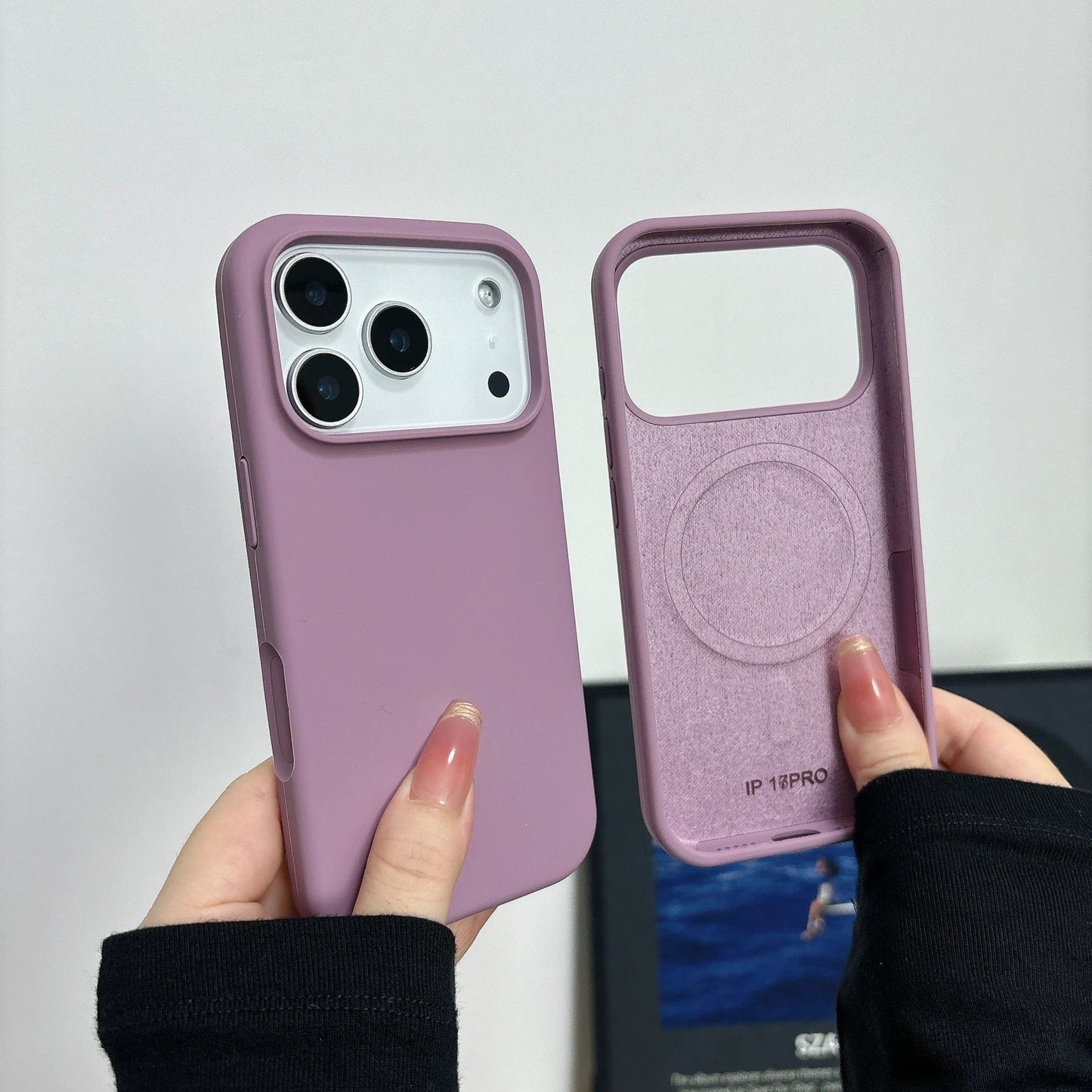 Liquid Magnetic Charge Phone Case All-inclusive Ai Button Drop-resistant by GJG Denim