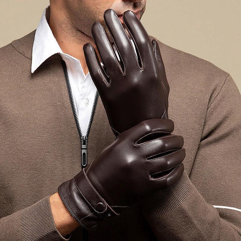 Men's Warm Business Gloves by GJG Denim