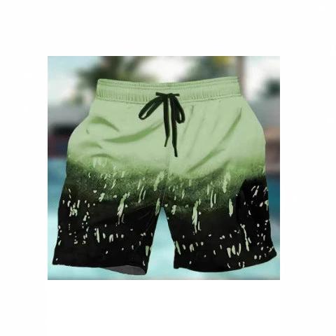Men's Two-tone Casual Shorts by GJG Denim