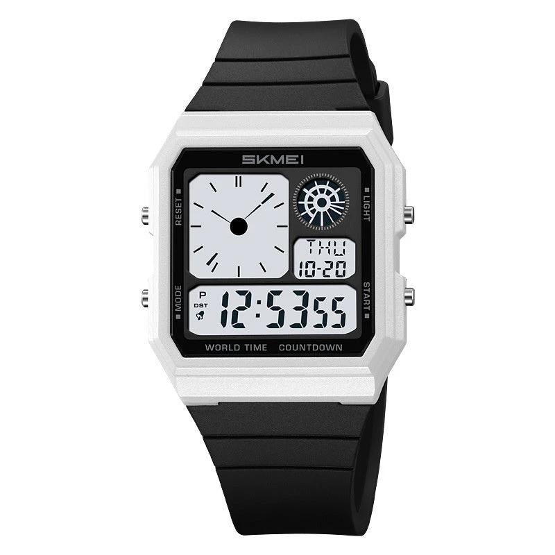 Men's Waterproof Multifunctional Electronic Sports Watch by GJG Denim