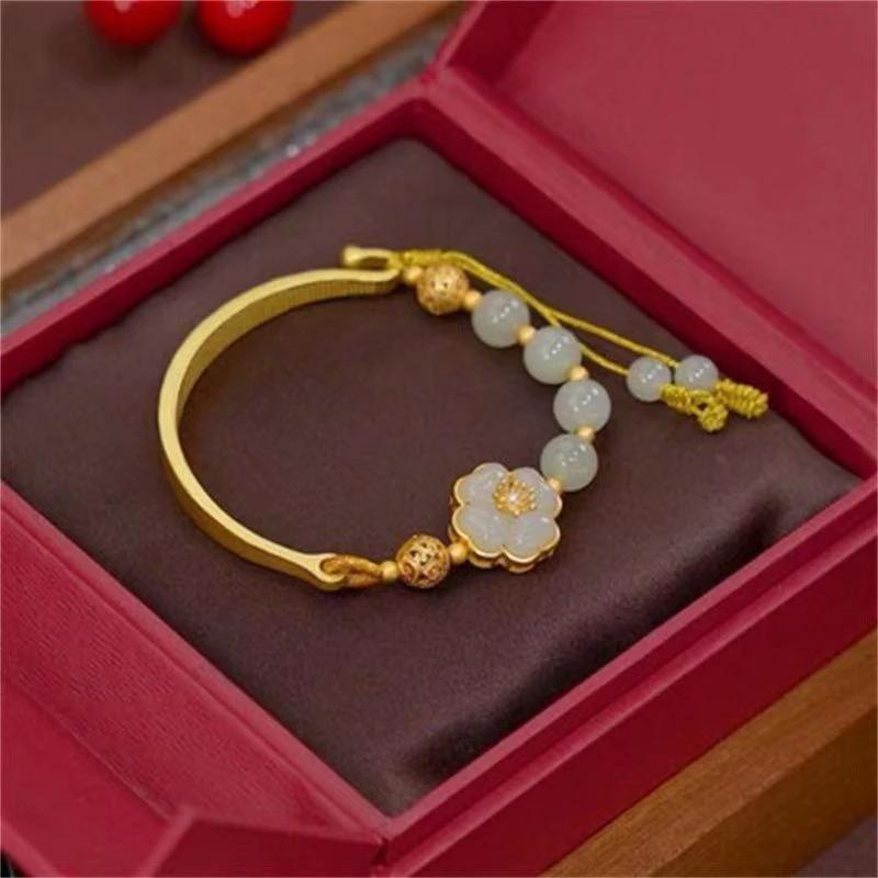 Fashion Personalized Antiquity Hydrangea Adjustable Bracelet by GJG Denim