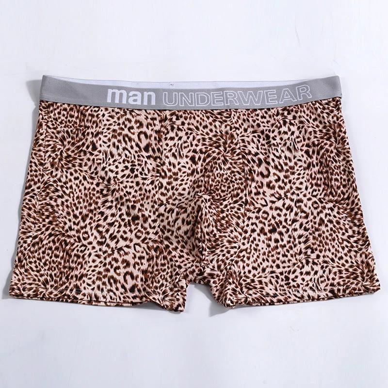 Men's Loose Leopard Print Comfortable Underwear by GJG Denim