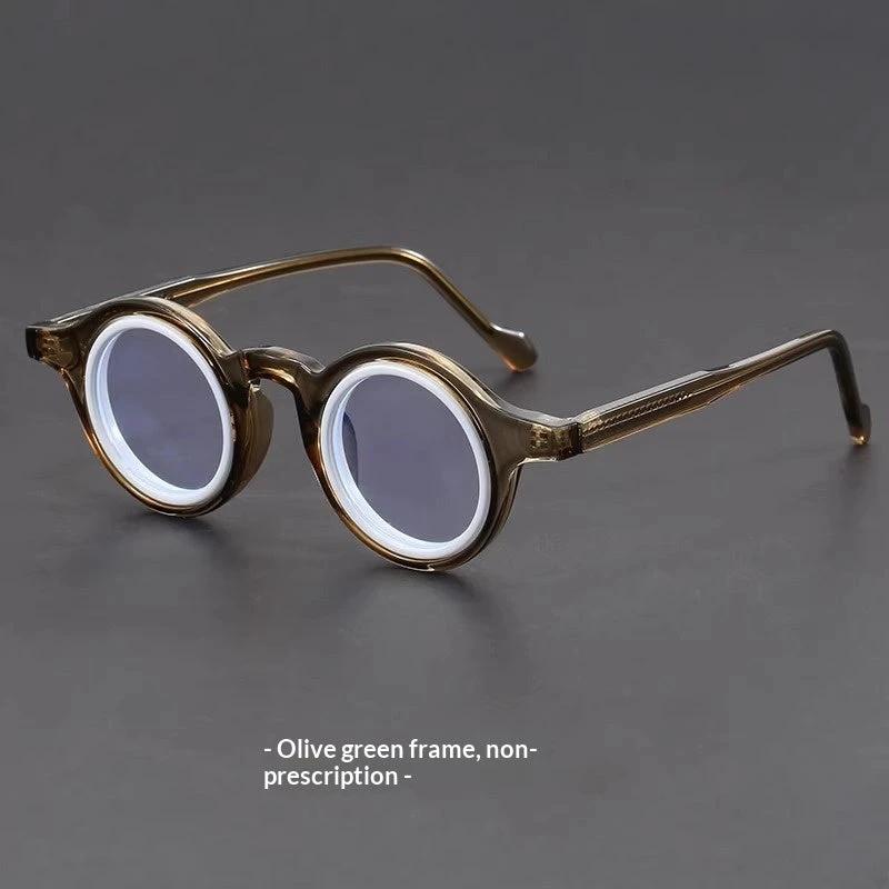 Niche Handmade Eyeglass Frames For Men With Photochromic Prescription Lenses by GJG Denim