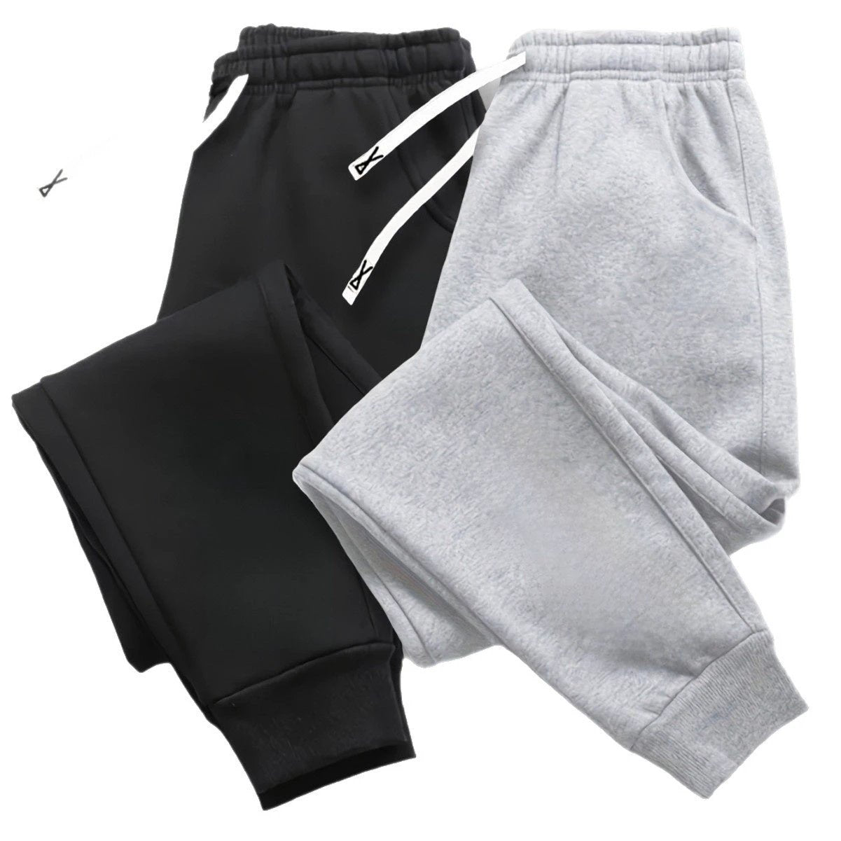 Men's Loose Ankle-tied Sweatpants by GJG Denim